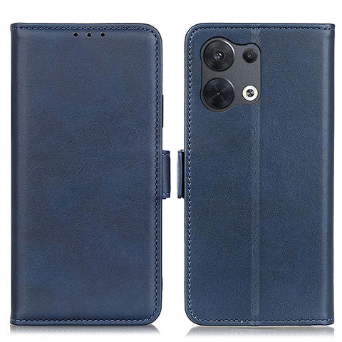 Funda de Cuero Cartera con Soporte Carcasa M15L para Oppo Reno9 Pro+ Plus 5G Azul