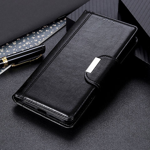 Funda de Cuero Cartera con Soporte Carcasa M22L para Samsung Galaxy S21 Ultra 5G Negro