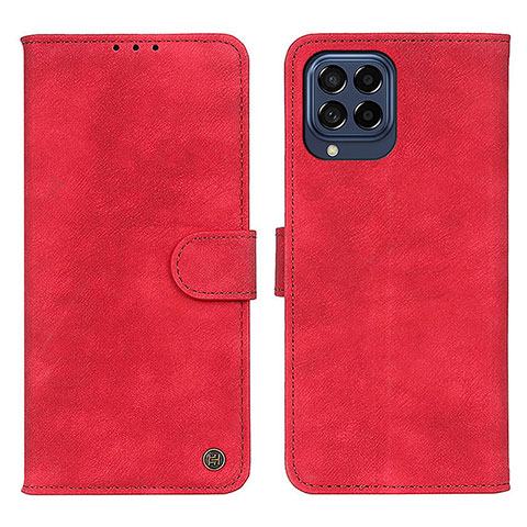 Funda de Cuero Cartera con Soporte Carcasa N03P para Samsung Galaxy M53 5G Rojo