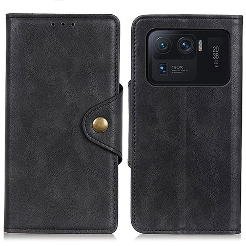 Funda de Cuero Cartera con Soporte Carcasa N03P para Xiaomi Mi 11 Ultra 5G Negro
