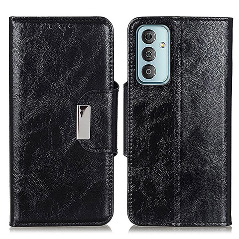 Funda de Cuero Cartera con Soporte Carcasa N04P para Samsung Galaxy M13 4G Negro