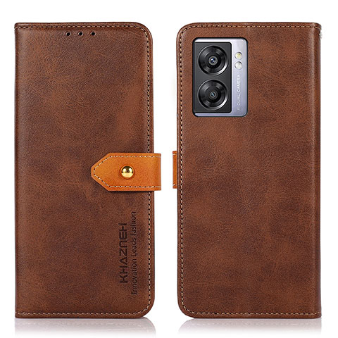 Funda de Cuero Cartera con Soporte Carcasa N07P para OnePlus Nord N300 5G Marron