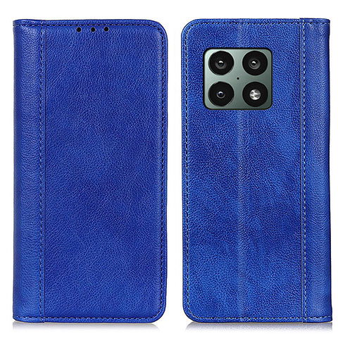 Funda de Cuero Cartera con Soporte Carcasa N08P para OnePlus 10 Pro 5G Azul