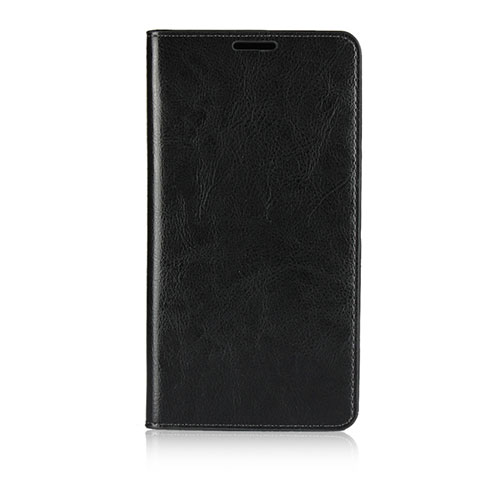 Funda de Cuero Cartera con Soporte Carcasa para Asus Zenfone 2 Laser 6.0 ZE601KL Negro