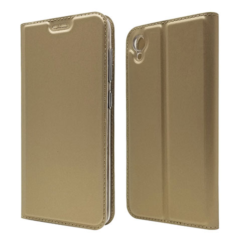 Funda de Cuero Cartera con Soporte Carcasa para Asus ZenFone Live L1 ZA550KL Oro