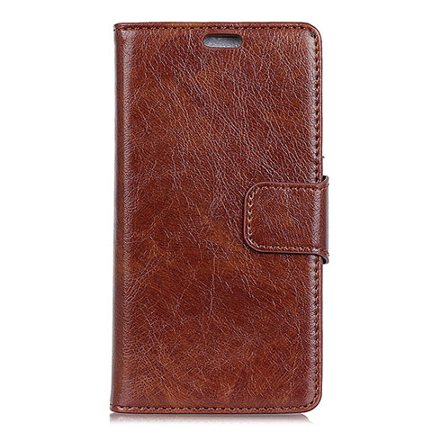 Funda de Cuero Cartera con Soporte Carcasa para Asus Zenfone Max ZB555KL Marron