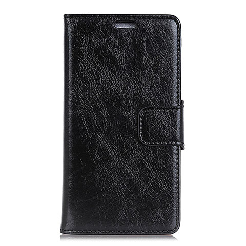 Funda de Cuero Cartera con Soporte Carcasa para Asus ZenFone V Live Negro