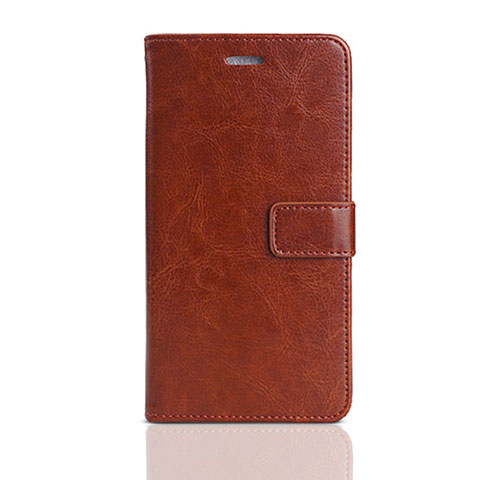 Funda de Cuero Cartera con Soporte Carcasa para Huawei Enjoy 8e Lite Marron