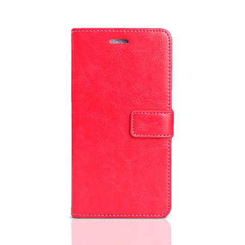 Funda de Cuero Cartera con Soporte Carcasa para Huawei Enjoy 8e Lite Rojo