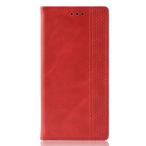 Funda de Cuero Cartera con Soporte Carcasa para Huawei P Smart (2020) Rojo