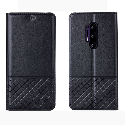 Funda de Cuero Cartera con Soporte Carcasa para OnePlus 8 Pro Negro