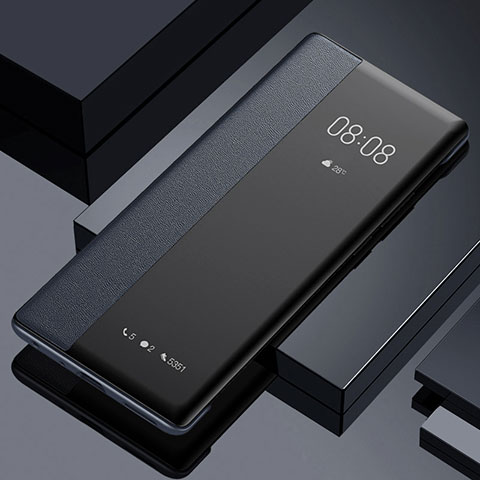 Funda de Cuero Cartera con Soporte Carcasa para Oppo A97 5G Negro