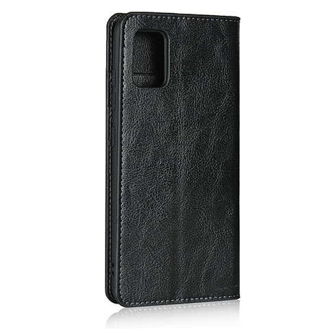 Funda de Cuero Cartera con Soporte Carcasa para Samsung Galaxy A51 4G Negro