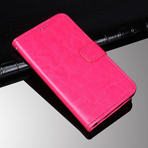 Funda de Cuero Cartera con Soporte Carcasa para Sony Xperia 10 Plus Rosa Roja