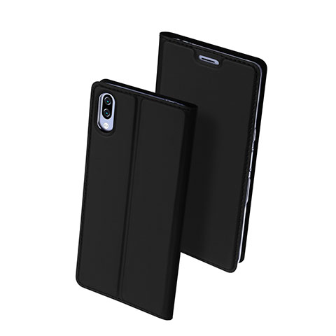 Funda de Cuero Cartera con Soporte Carcasa para Sony Xperia L3 Negro