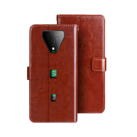 Funda de Cuero Cartera con Soporte Carcasa para Xiaomi Black Shark 3 Marron