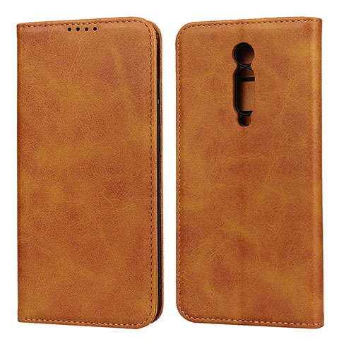 Funda de Cuero Cartera con Soporte Carcasa para Xiaomi Redmi K20 Pro Naranja