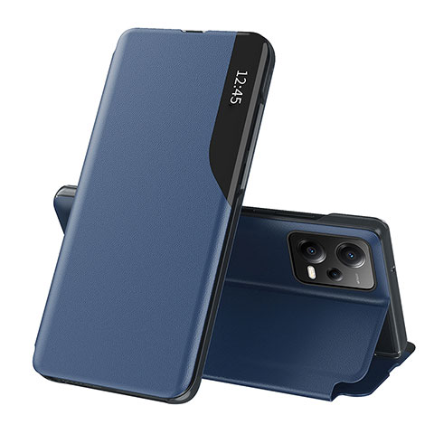 Funda de Cuero Cartera con Soporte Carcasa Q03H para Xiaomi Redmi Note 12 5G  Azul