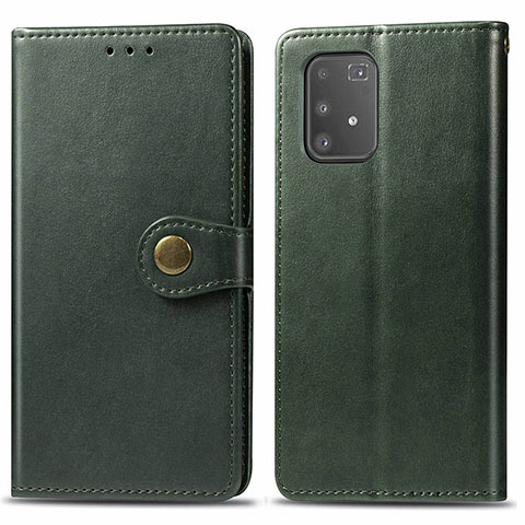 Funda de Cuero Cartera con Soporte Carcasa S05D para Samsung Galaxy S10 Lite Verde