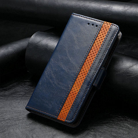 Funda de Cuero Cartera con Soporte Carcasa S06D para Samsung Galaxy M13 4G Azul