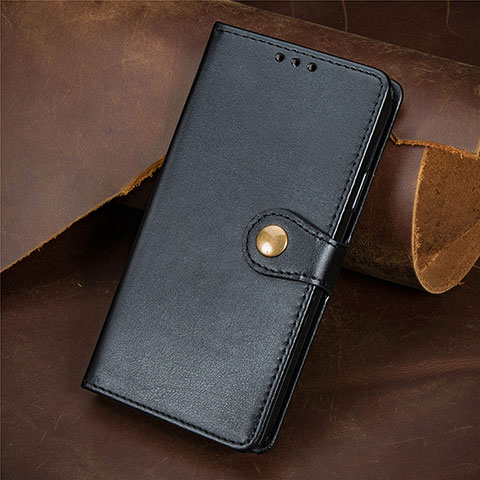 Funda de Cuero Cartera con Soporte Carcasa S07D para Huawei Mate 40 Pro Negro