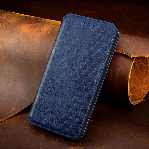 Funda de Cuero Cartera con Soporte Carcasa S07D para Samsung Galaxy M13 5G Azul