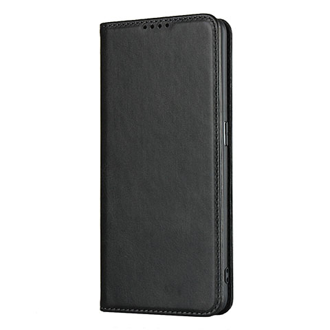 Funda de Cuero Cartera con Soporte Carcasa T01 para Oppo Find X2 Pro Negro