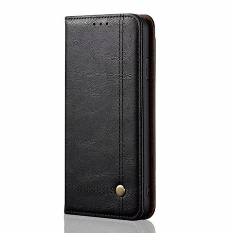 Funda de Cuero Cartera con Soporte Carcasa T01 para Xiaomi Mi 10 Pro Negro