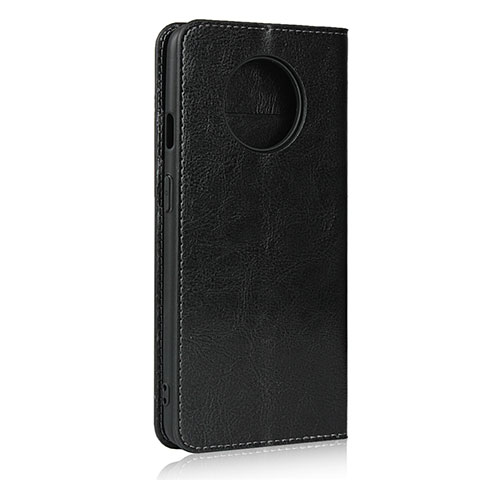 Funda de Cuero Cartera con Soporte Carcasa T02 para OnePlus 7T Negro