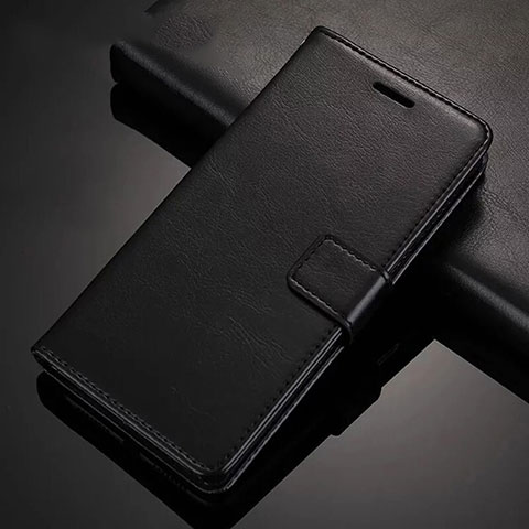 Funda de Cuero Cartera con Soporte Carcasa T02 para Xiaomi Redmi Note 8 (2021) Negro