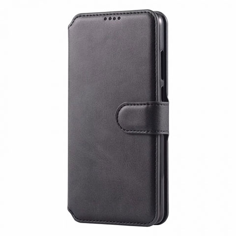 Funda de Cuero Cartera con Soporte Carcasa T03 para Huawei Nova 4e Negro