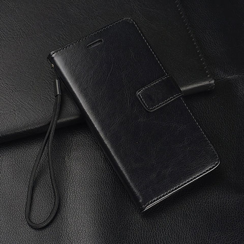 Funda de Cuero Cartera con Soporte Carcasa T04 para Huawei Nova 4e Negro