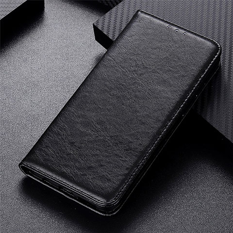 Funda de Cuero Cartera con Soporte Carcasa T04 para Oppo Reno4 Pro 5G Negro