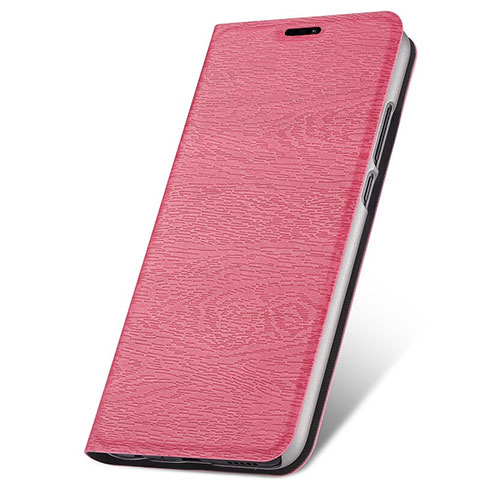 Funda de Cuero Cartera con Soporte Carcasa T05 para Huawei P30 Lite New Edition Rosa