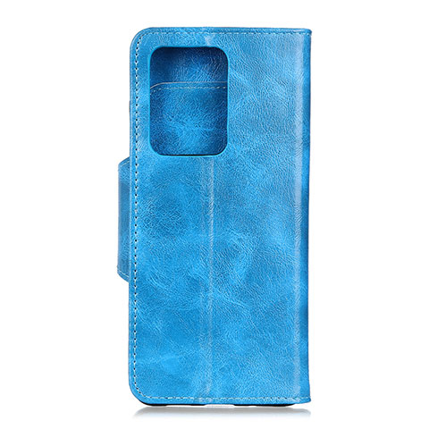 Funda de Cuero Cartera con Soporte Carcasa T05 para Huawei P40 Pro+ Plus Azul Cielo