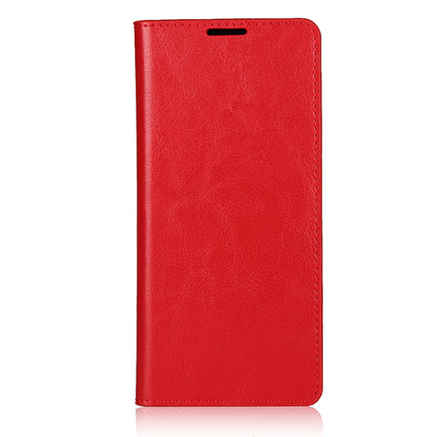 Funda de Cuero Cartera con Soporte Carcasa T08 para OnePlus 8 Pro Rojo