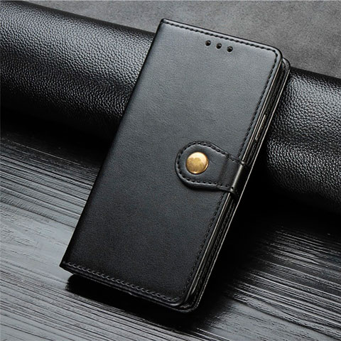Funda de Cuero Cartera con Soporte Carcasa T08 para Xiaomi Mi 10 Negro