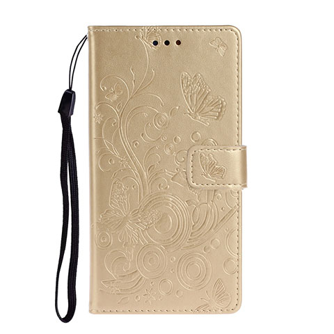 Funda de Cuero Cartera con Soporte Carcasa T09 para Huawei P40 Pro Oro