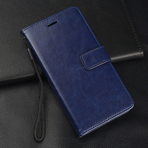 Funda de Cuero Cartera con Soporte Carcasa T09 para Samsung Galaxy S10e Azul