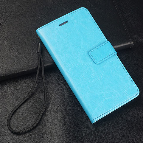 Funda de Cuero Cartera con Soporte Carcasa T09 para Samsung Galaxy S10e Azul Cielo