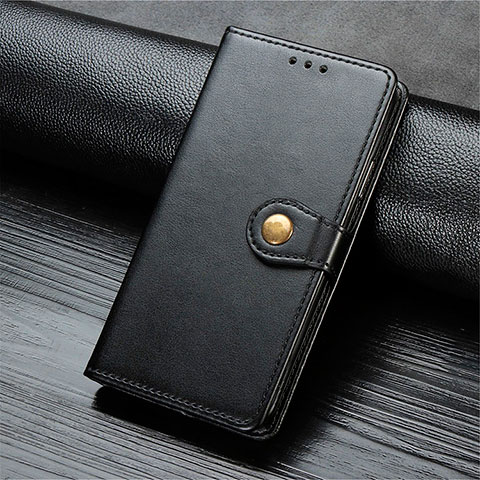 Funda de Cuero Cartera con Soporte Carcasa T10 para Oppo K7 5G Negro