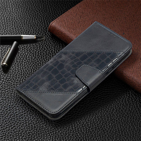 Funda de Cuero Cartera con Soporte Carcasa T10 para Xiaomi Redmi 9AT Negro