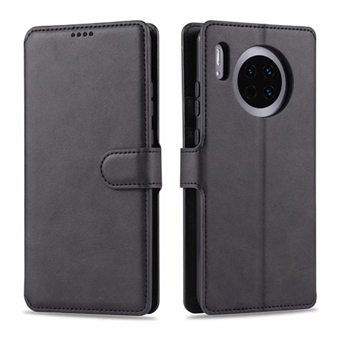 Funda de Cuero Cartera con Soporte Carcasa T11 para Huawei Mate 30 5G Negro