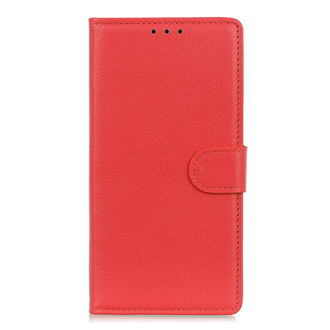 Funda de Cuero Cartera con Soporte Carcasa T11 para Huawei P Smart (2020) Rojo