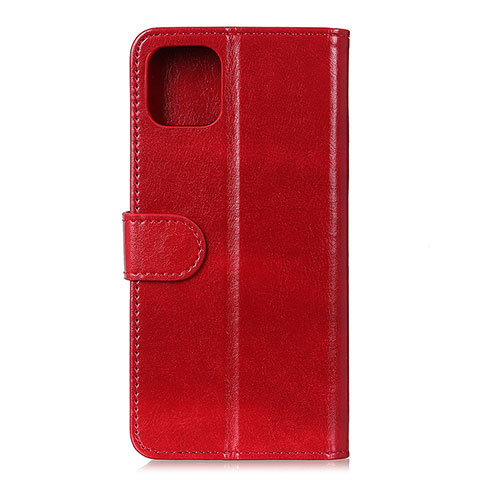 Funda de Cuero Cartera con Soporte Carcasa T11 para Xiaomi Mi 11 Lite 4G Rojo