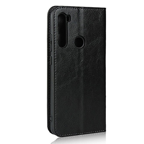 Funda de Cuero Cartera con Soporte Carcasa T15 para Xiaomi Redmi Note 8T Negro