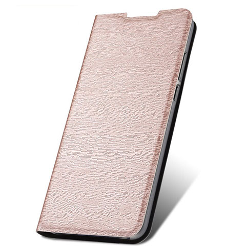 Funda de Cuero Cartera con Soporte Carcasa T17 para Xiaomi Redmi Note 8 Oro Rosa