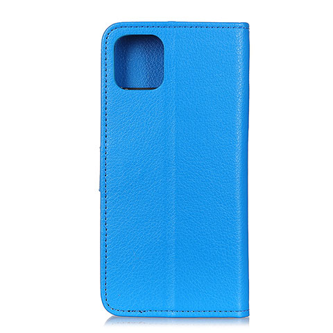 Funda de Cuero Cartera con Soporte Carcasa T25 para Xiaomi Mi 11 5G Azul Cielo