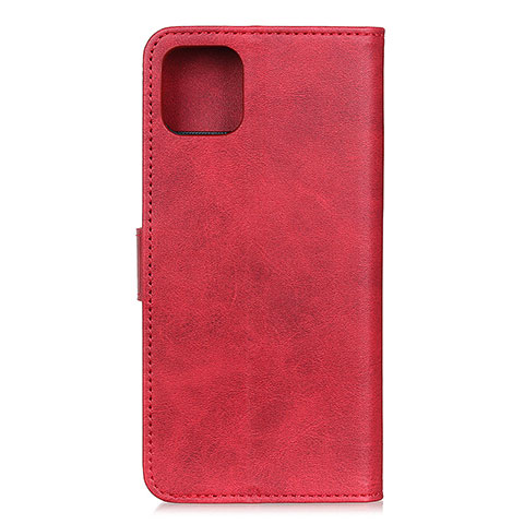 Funda de Cuero Cartera con Soporte Carcasa T27 para Xiaomi Mi 11 5G Rojo