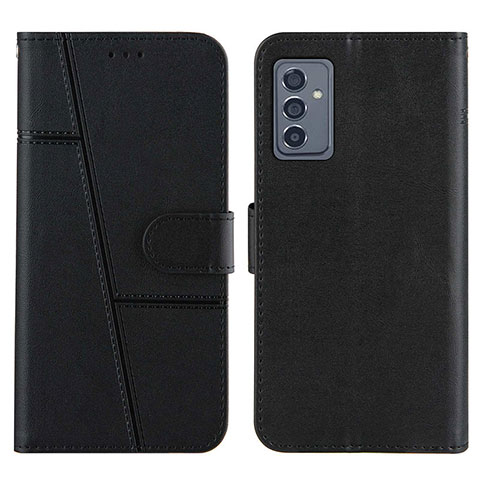 Funda de Cuero Cartera con Soporte Carcasa Y01X para Samsung Galaxy Quantum2 5G Negro